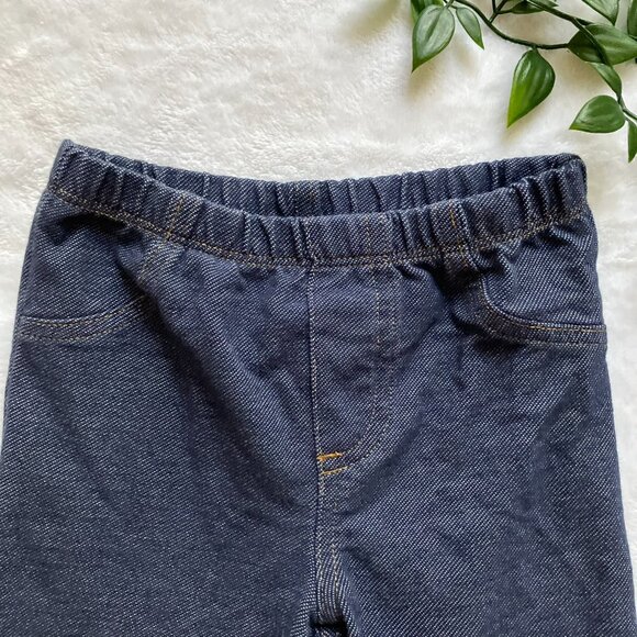 Carter's Baby Denim Leggings 18M | Blue VGUC + Bonus Grey Pants - Picture 2 of 16